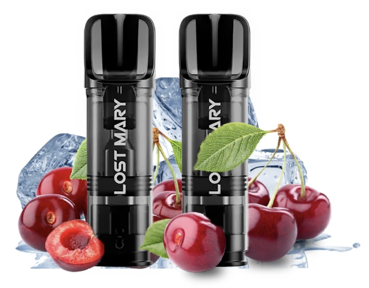 LOST MARY GLAYCE Pod náplň - Cherry Ice (Chladivá třešeň) 20mg 2ks Chladivá borůvka