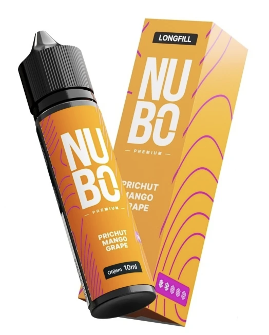NUBO Premium S&V – Mango Grape (Mango, hrozno) 10ml