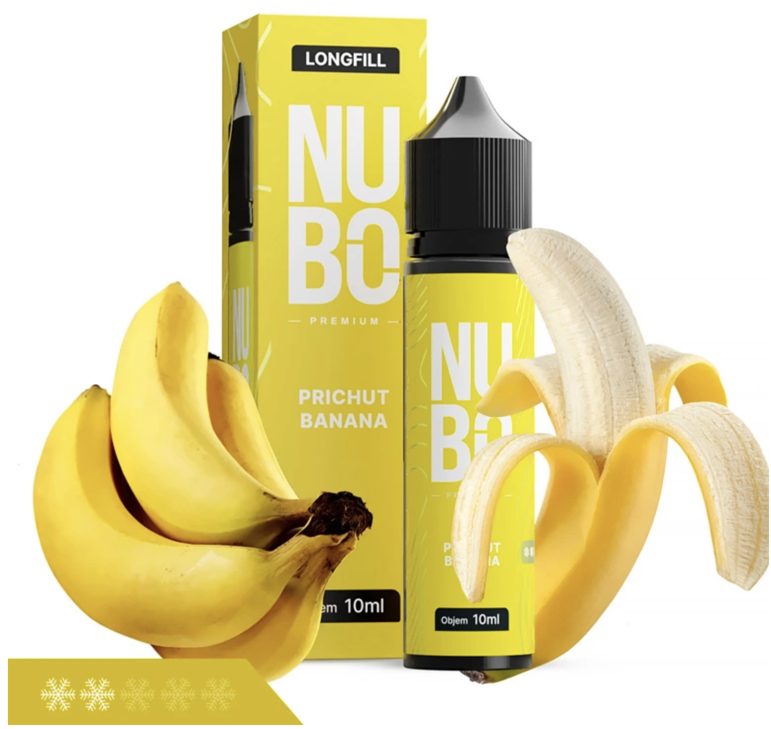 NUBO Premium S&amp;V - Banana (Banán) 10ml