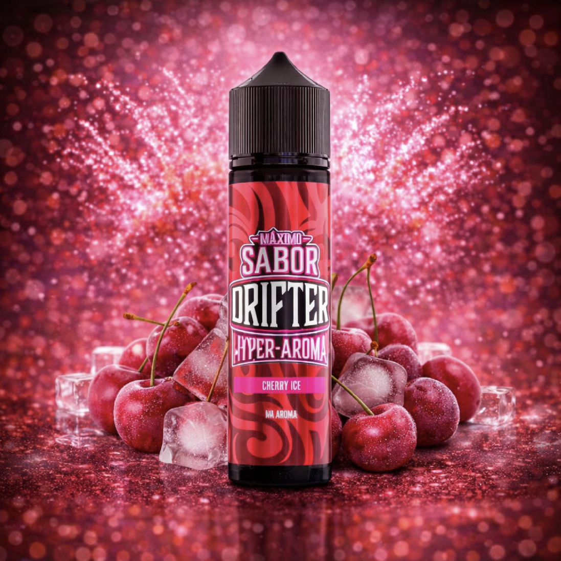 Příchuť Juice Sauz Drifter Juice Hyper S&V: Cherry Ice (Chladivá třešeň) 5ml