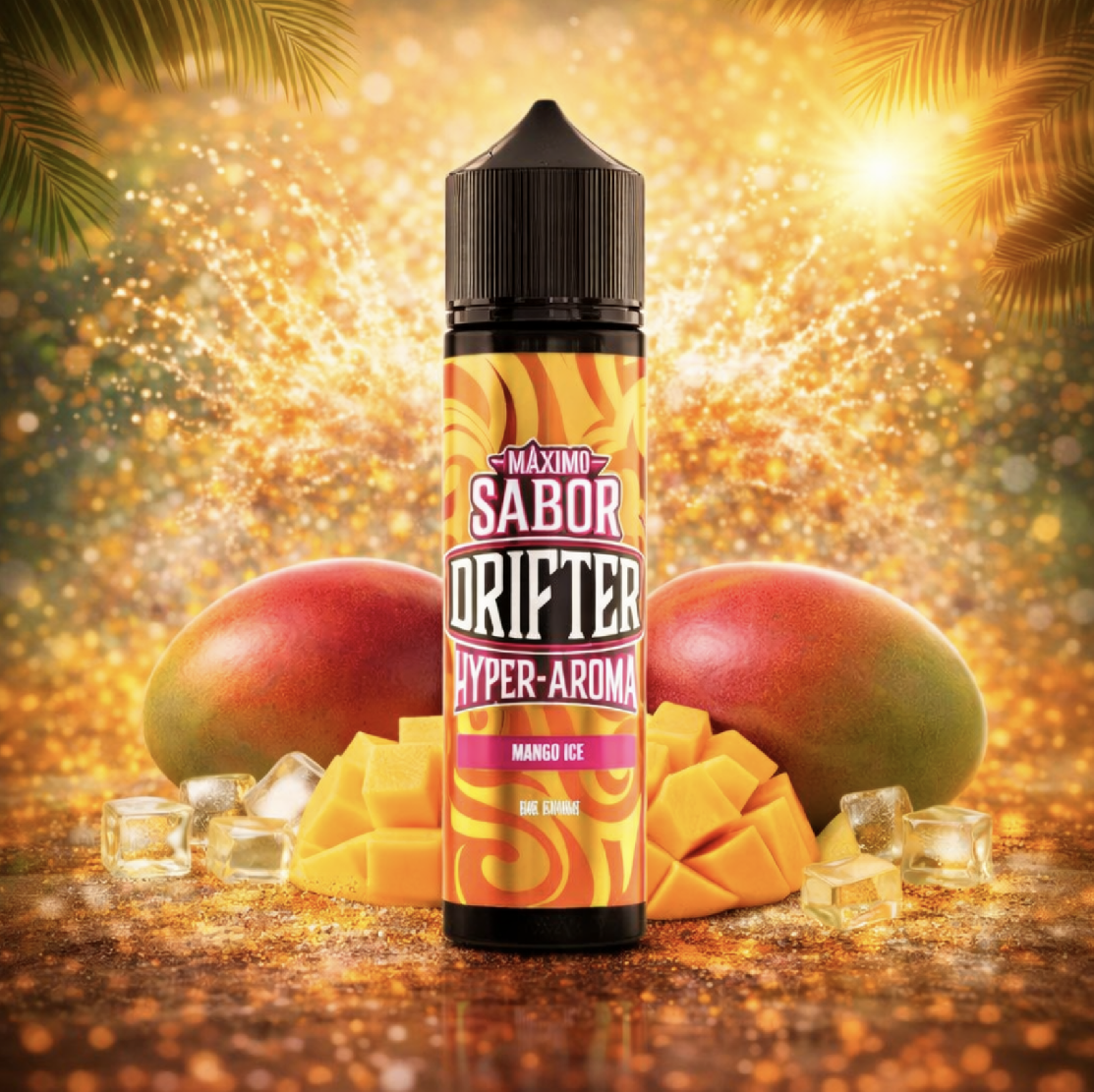 Příchuť Juice Sauz Drifter Juice Hyper S&V: Mango Ice (Chladivé mango) 5ml