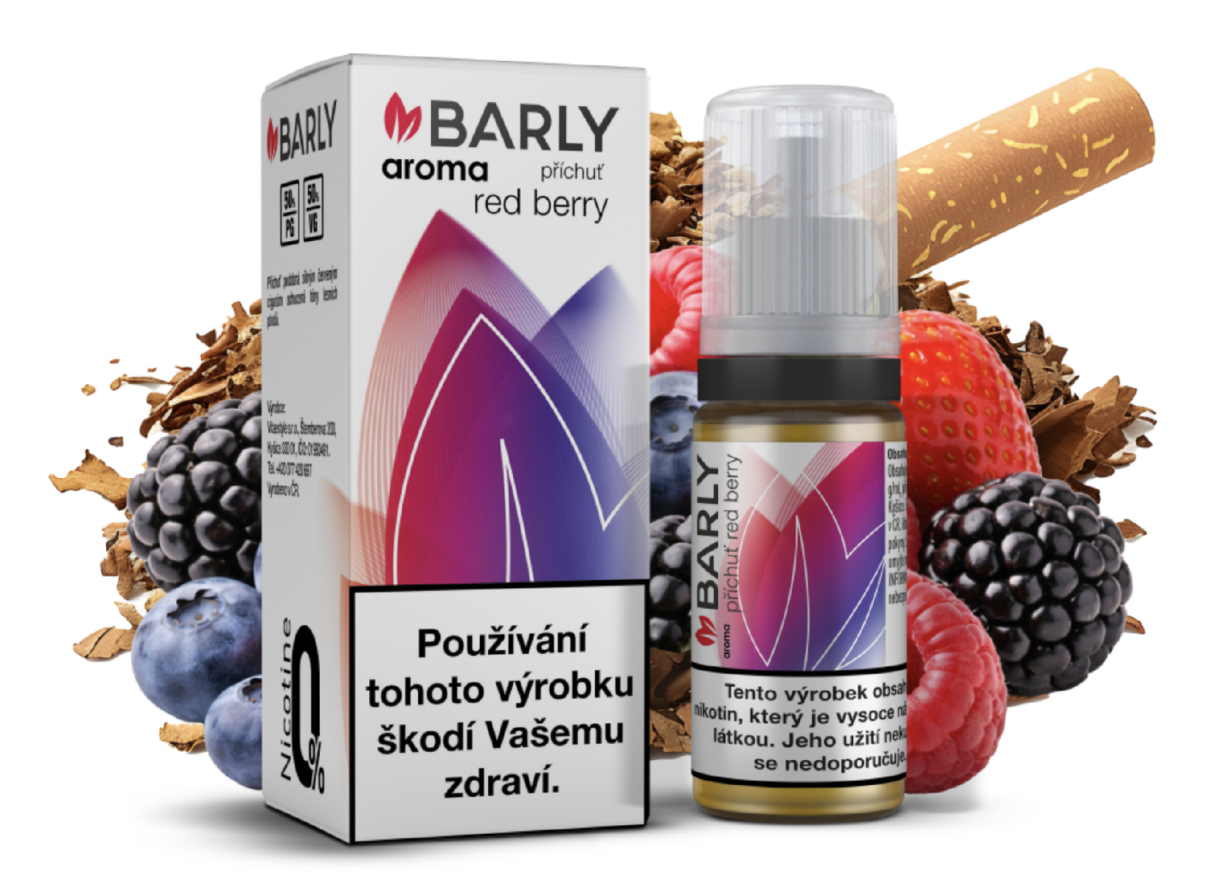 Příchuť Barly - Red Berry (Tabák a lesní ovoce) 10ml