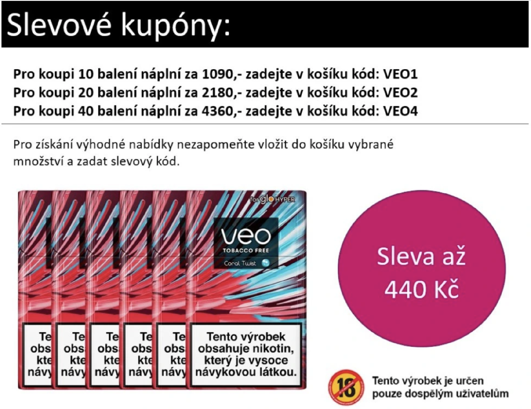 glo VEO Náplň glo veo™ CORAL TWIST