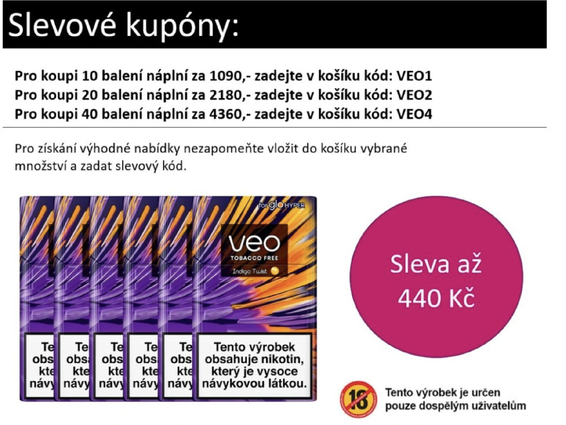 glo VEO Náplň glo veo™ INDIGO TWIST