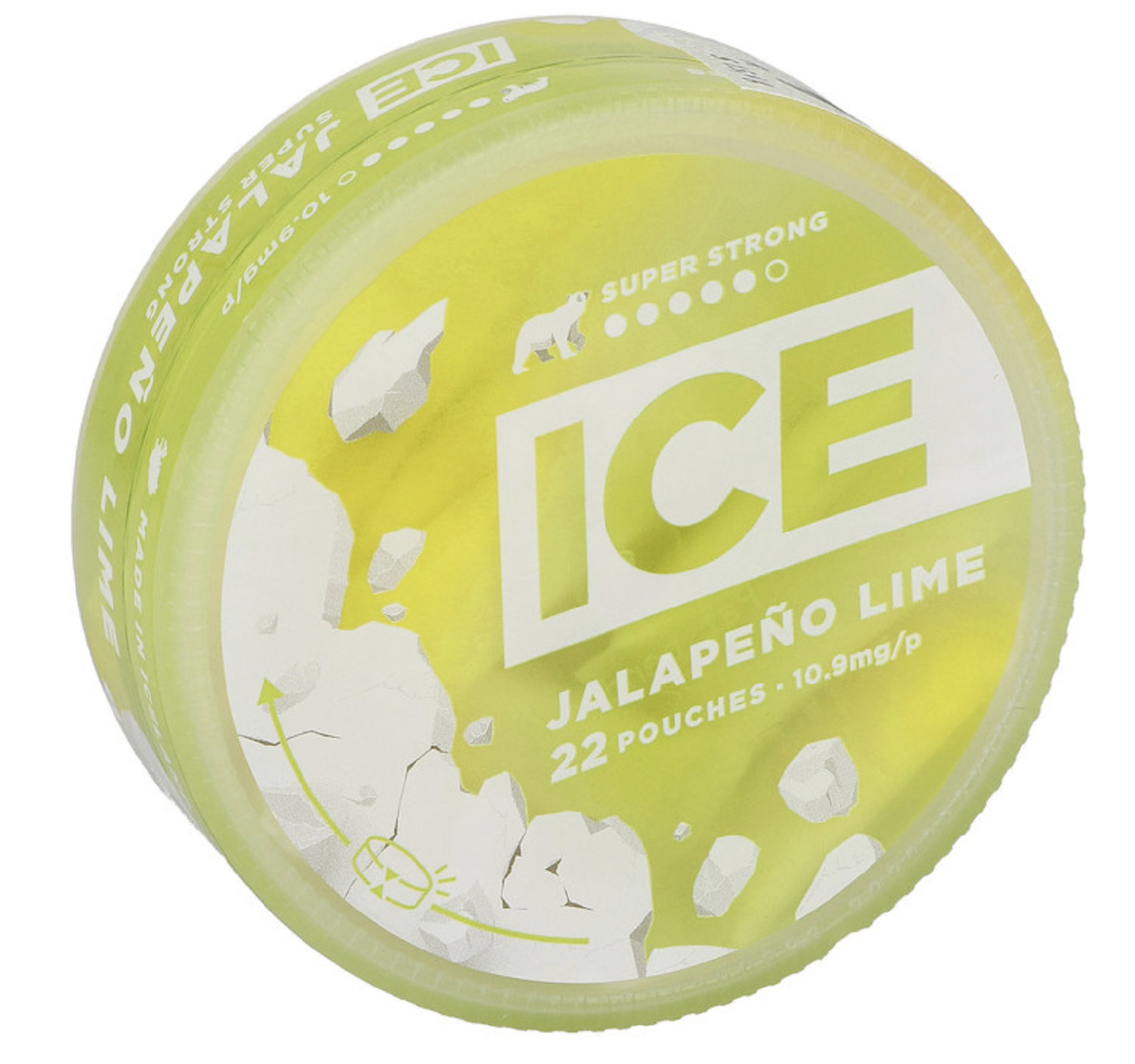 Nikotinové sáčky ICE - Jalapeno Lime 10,9mg 1+1