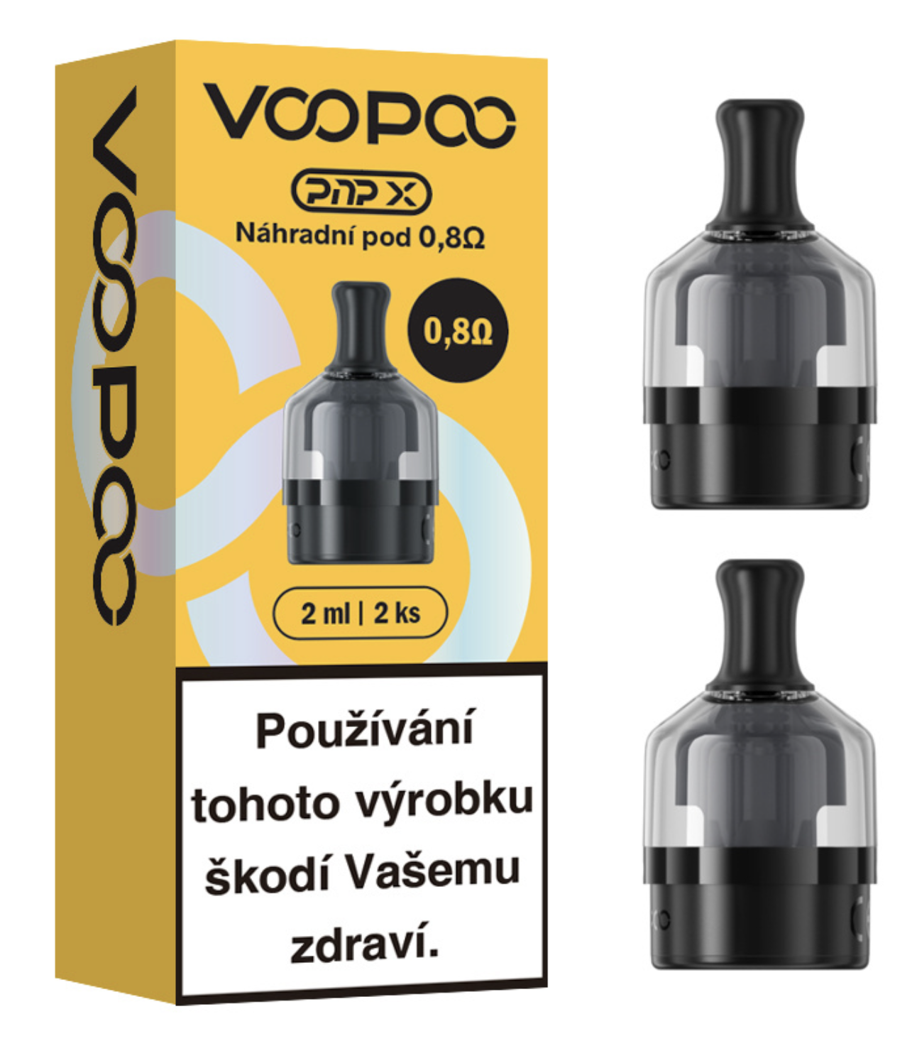 Levně VooPoo PnP-X náhradní cartridge 2ks Odpor: 0,8 Ohm