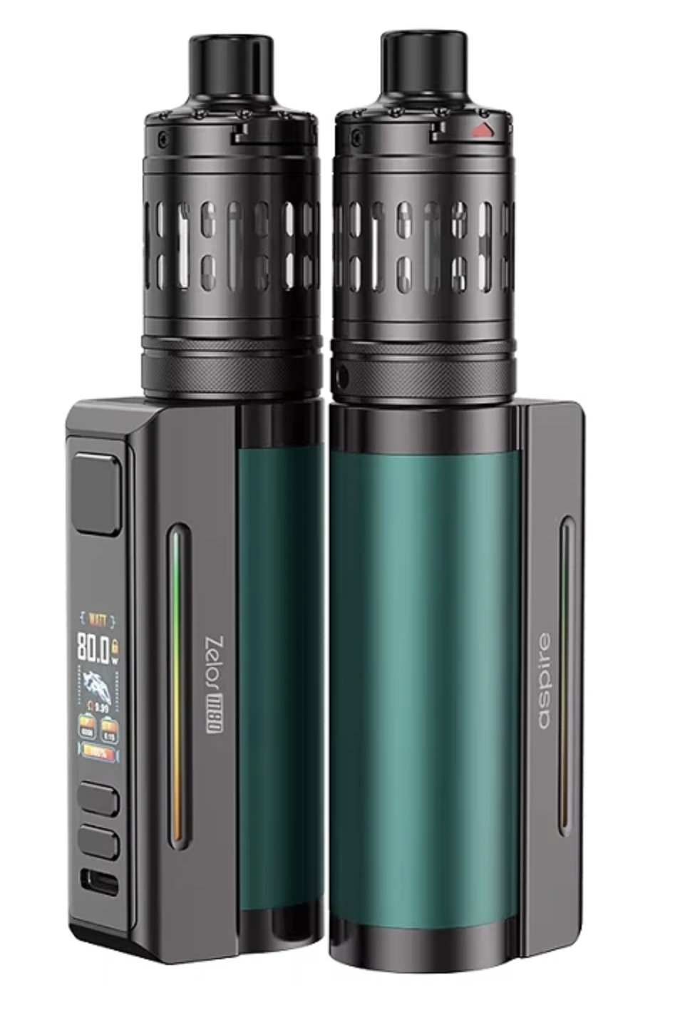 Aspire Zelos M80 Kit kompletní sada Barva: Green & Gunmetal