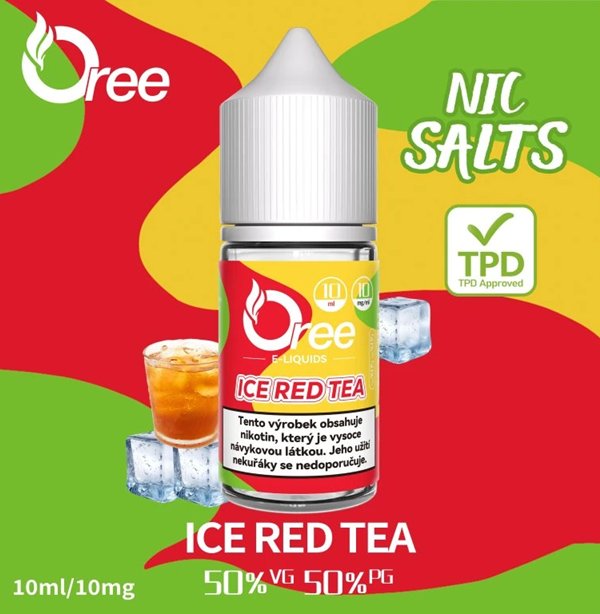 Levně OREE Salt - Red Tea (Červený čaj) 10ml 10mg
