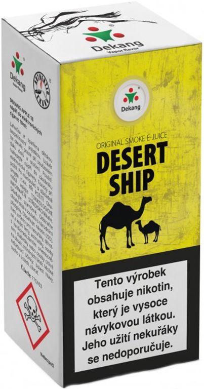 Dekang e-liquid DESERT SHIP, 10ml, 0-18mg Obsah nikotinu: 0 mg