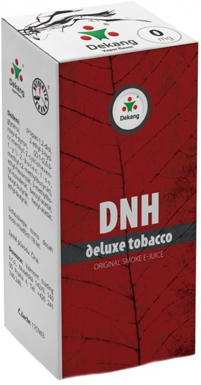 e-liquid Dekang DNH-DELUXE TOBACCO, 10ml Obsah nikotinu: 0 mg
