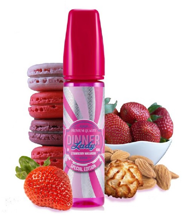 Příchuť Dinner Lady Desserts Strawberry Macaroon 20ml
