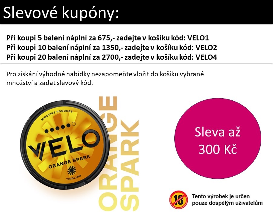 VELO Orange Spark - 10,9mg