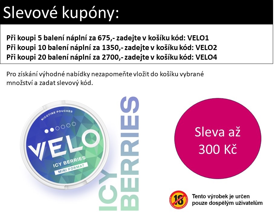 VELO ICY BERRIES - 6mg