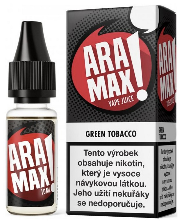 e-liquid ARAMAX Green Tobacco 10ml Obsah nikotinu: 12 mg