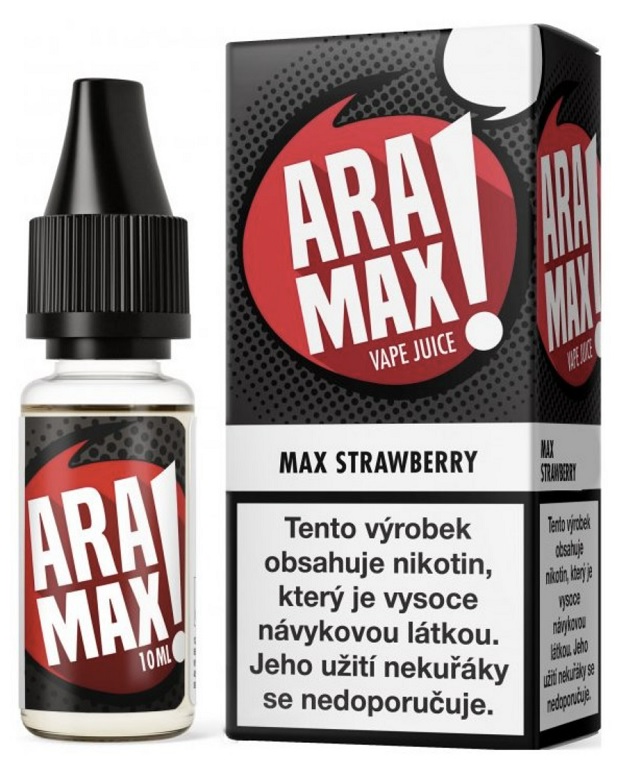 e-liquid ARAMAX Strawberry 10ml Obsah nikotinu: 12 mg