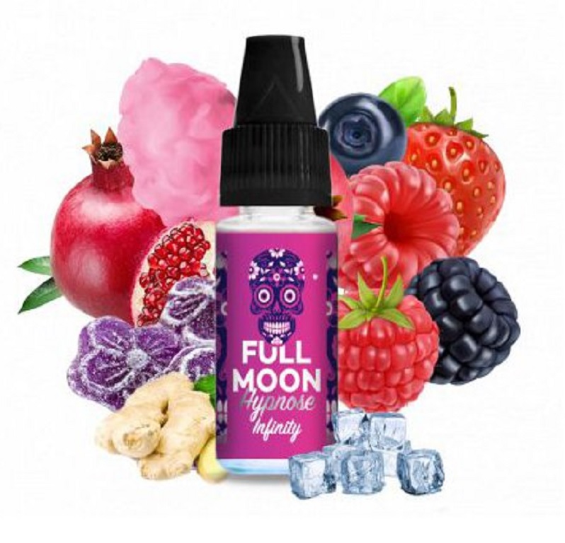 Levně Příchuť Full Moon - Fullmoon Hypnose Infinity (Ledová cukrová vata s ovocem a zázvorem) 10ml