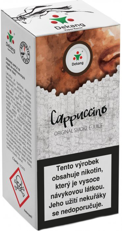 e-liquid Dekang Cappuccino (Kapučíno), 10ml Obsah nikotinu: 16 mg