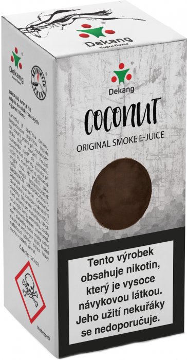 e-liquid Dekang Coconut (Kokos) 10ml Obsah nikotinu: 0 mg