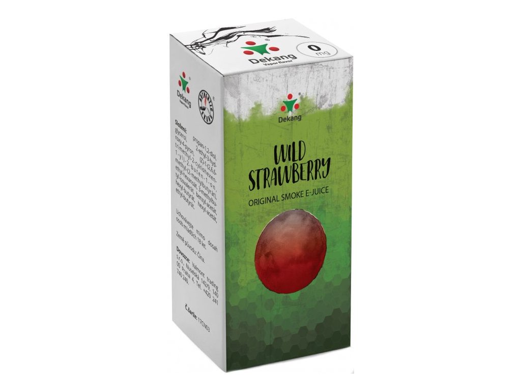 e-liquid Dekang Wild Strawberry (Lesní Jahoda) 10ml Obsah nikotinu: 0 mg