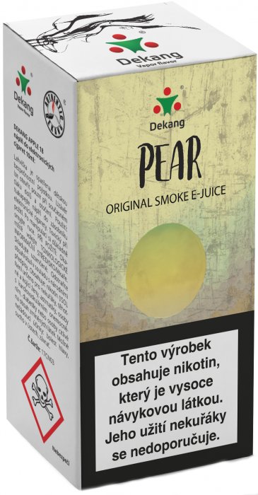 e-liquid Dekang Pear (Hruška) 10ml Obsah nikotinu: 0 mg