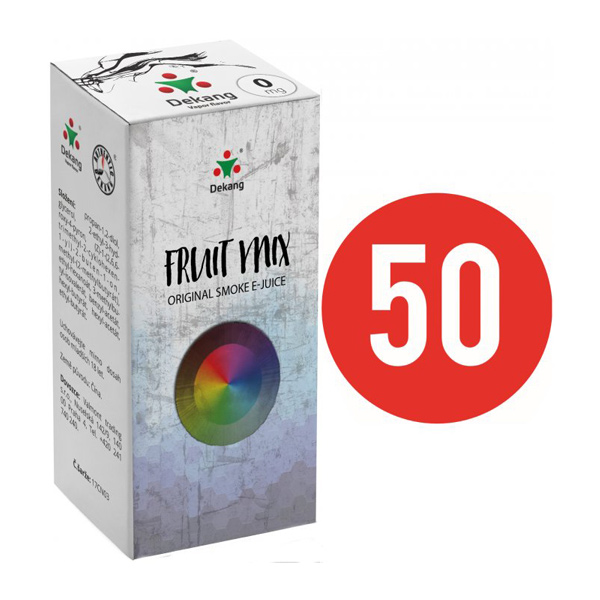 E-liquid Dekang Fifty Fruit Mix, 10ml Obsah nikotinu: 0mg