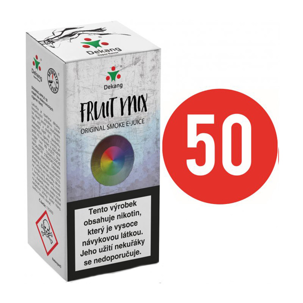 E-liquid Dekang Fifty Fruit Mix, 10ml Obsah nikotinu: 0mg