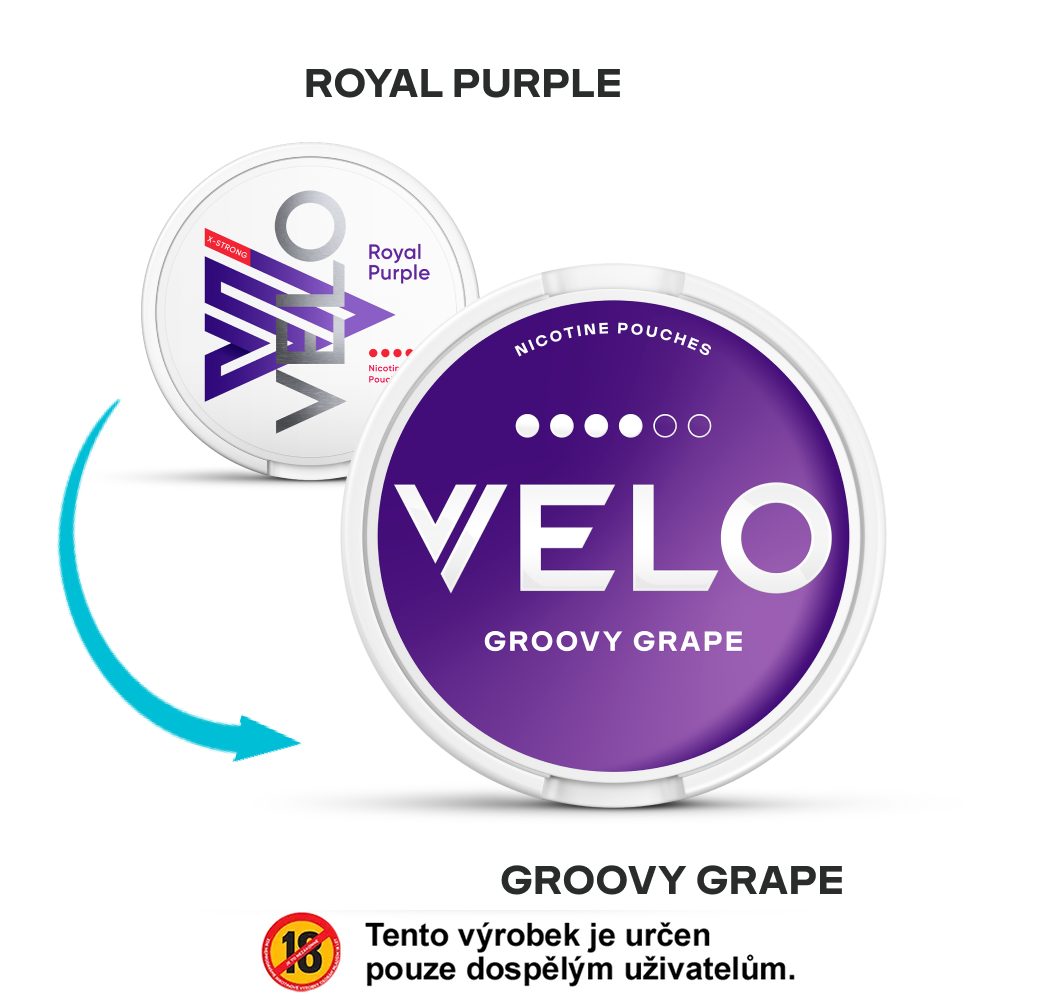 VELO Purple (Groovy) Grape 10,9mg (obrázek 3)