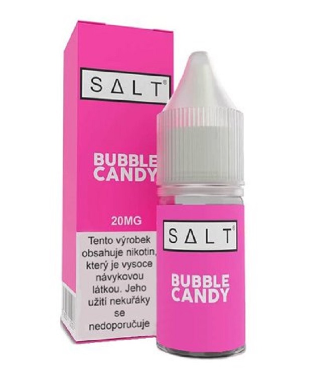 e-liquid Juice Sauz SALT Bubble Candy 10ml Obsah nikotinu: 10 mg Sladká mátová žvýkačka