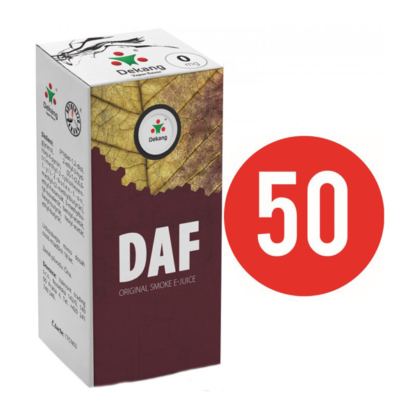 E-liquid Dekang Fifty DAF, 10ml Obsah nikotinu: 0 mg