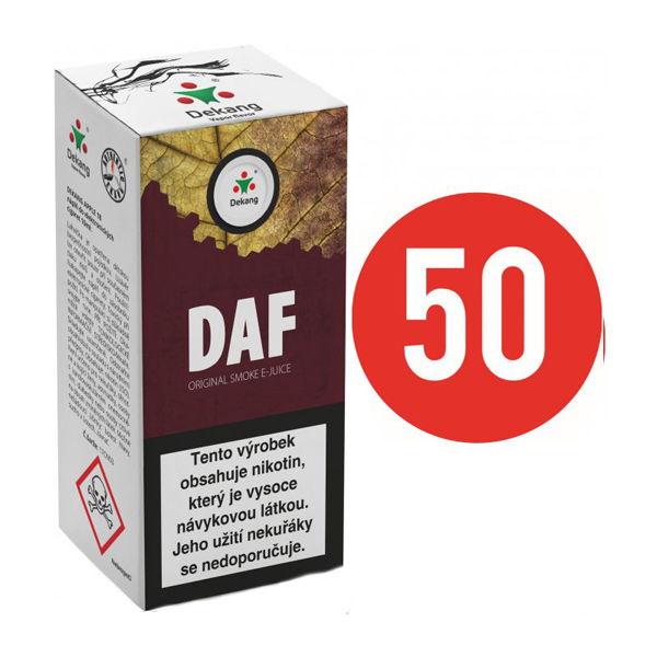 E-liquid Dekang Fifty DAF, 10ml Obsah nikotinu: 0 mg