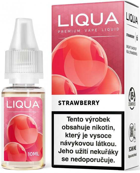 e-liquid LIQUA Elements Strawberry (Jahoda) 10ml Obsah nikotinu: 3 mg
