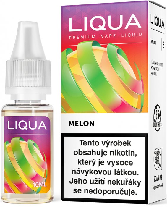 e-liquid LIQUA Elements Melon (Sladký cukrový meloun) 10ml Obsah nikotinu: 0 mg