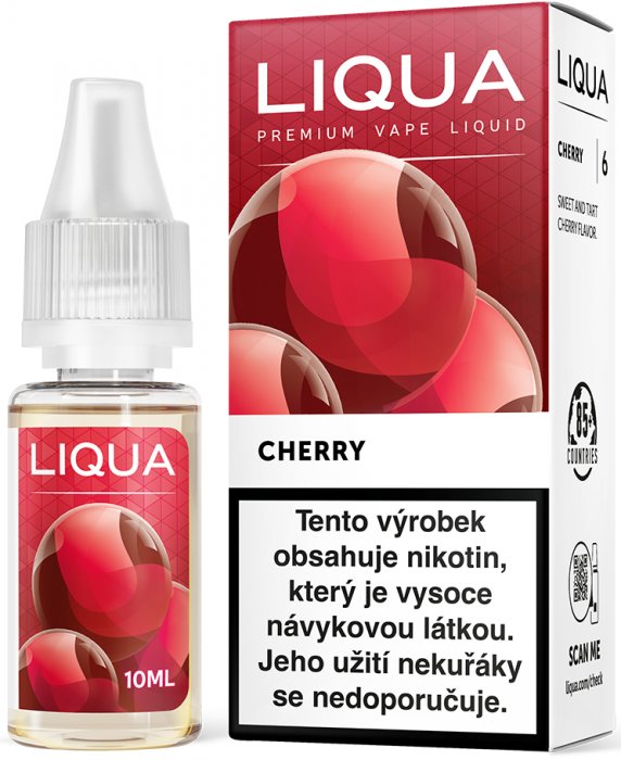e-liquid LIQUA Elements Cherry (Třešeň) 10ml Obsah nikotinu: 0 mg