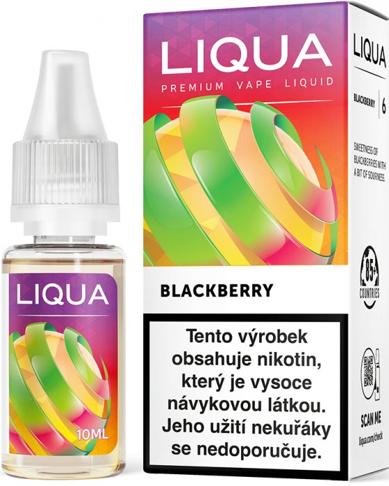 e-liquid LIQUA Elements Blackberry (Ostružina) 10ml Obsah nikotinu: 0 mg