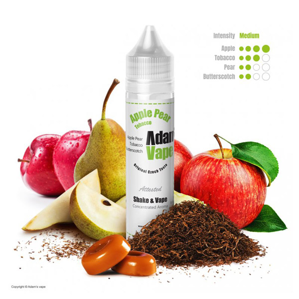 Příchuť Adams Vape Apple Pear Tobacco SnV 10ml