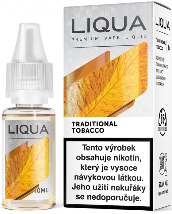e-liquid LIQUA Elements Traditional Tobacco 10ml Obsah nikotinu: 0 mg