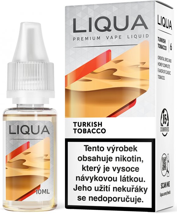e-liquid LIQUA Elements Turkish Tobacco (Exotická tabáková směs) 10ml Obsah nikotinu: 0 mg
