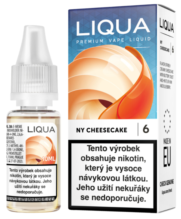 e-liquid LIQUA Mix NY Cheesecake 10ml Obsah nikotinu: 12 mg