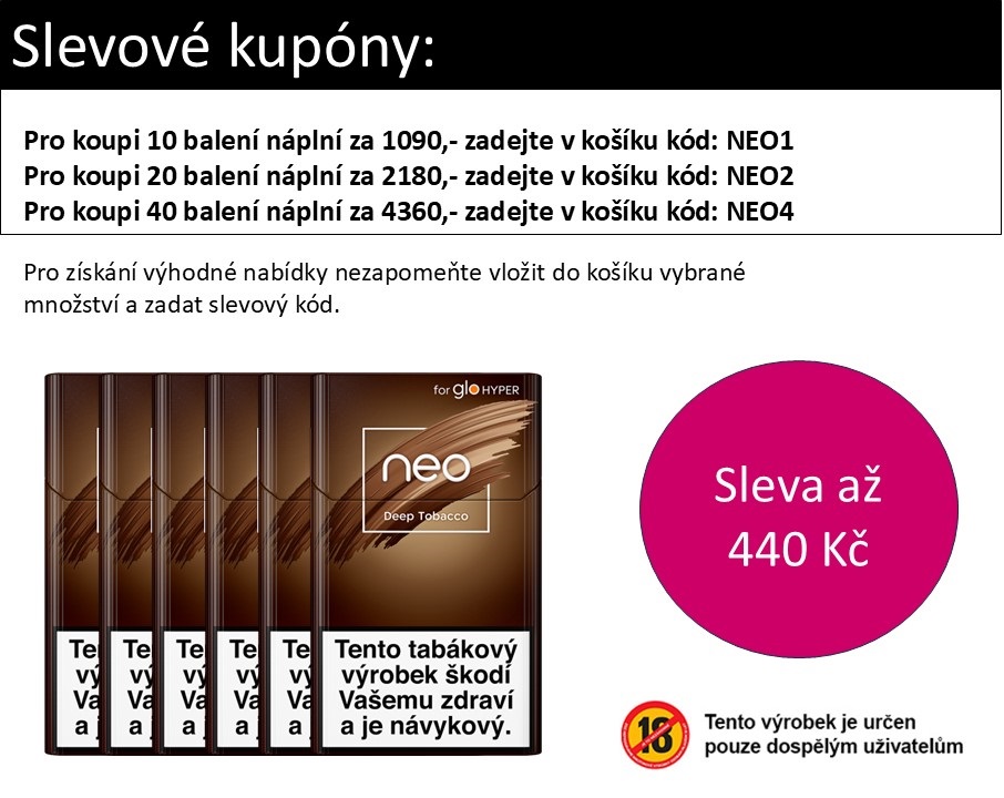 Náplň Glo NEO Sticks Deep Tobacco