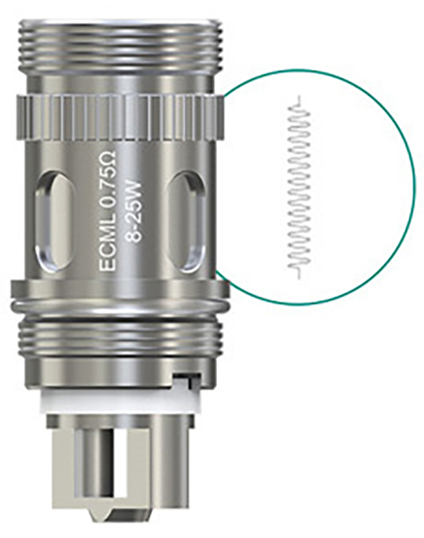 iSmoka-Eleaf Eleaf ECML série iJust / Melo náhradní žhavící hlava 0.75ohm 1ks