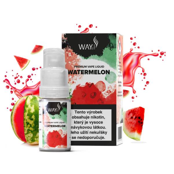 E-liquid Way To Vape Watermelon 10ml Obsah nikotinu: 0mg Vodní meloun