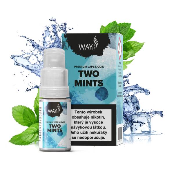 E-liquid Way To Vape Two Mints 10ml Obsah nikotinu: 12mg Chladivá máta