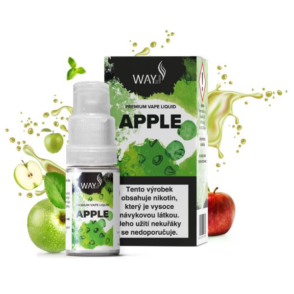 E-liquid Way To Vape Apple 10ml Obsah nikotinu: 0mg Jablko
