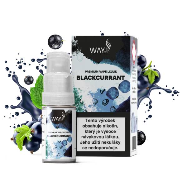 E-liquid Way To Vape Blackcurrant 10ml Obsah nikotinu: 0mg Černý rybíz