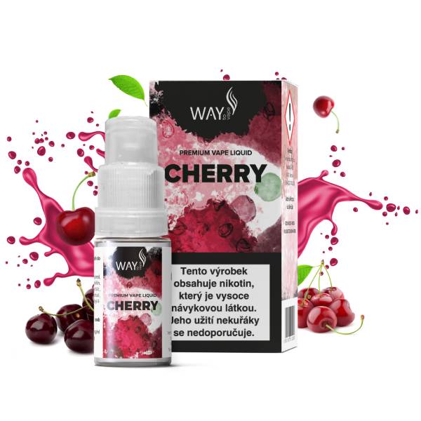 E-liquid Way To Vape Cherry 10ml Obsah nikotinu: 0mg Třešeň