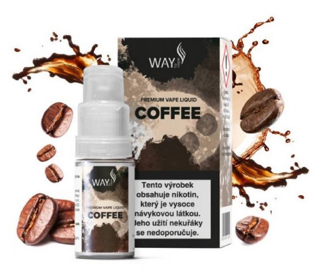 E-liquid Way To Vape Coffee 10ml Obsah nikotinu: 18mg Káva