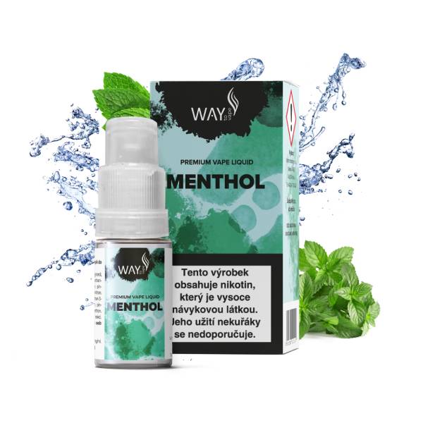 E-liquid Way To Vape Menthol 10ml Obsah nikotinu: 6mg Mentol