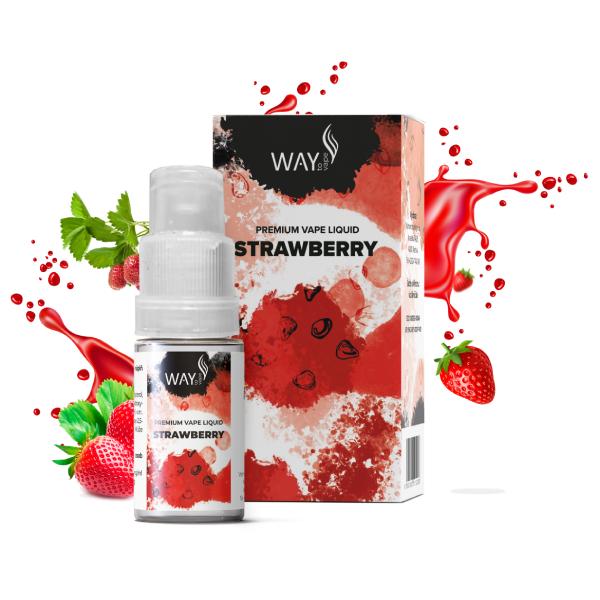 E-liquid Way To Vape Strawberry 10ml Obsah nikotinu: 0mg Jahoda