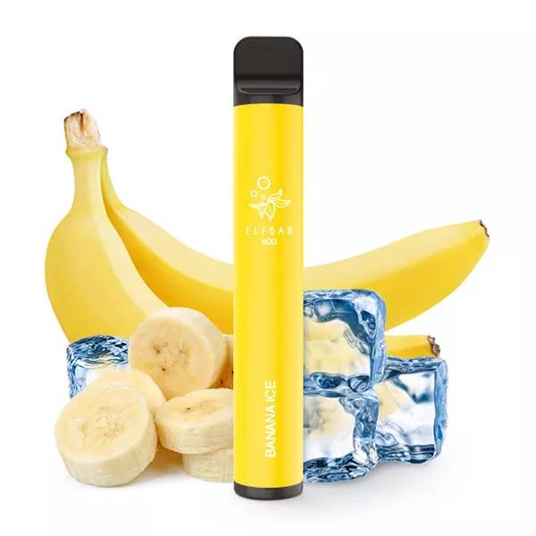 Levně ELF BAR 600 jednorázová e-cigareta Banana Ice