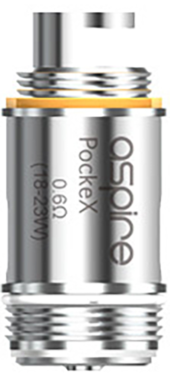 Aspire PockeX žhavící hlava 0.6ohm 1ks